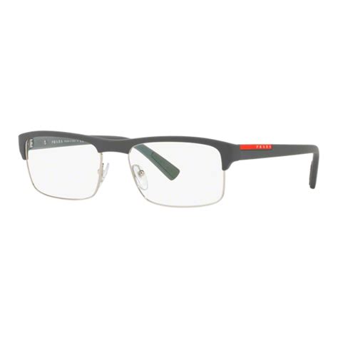 prada mens glasses 2021|Prada rectangular eyeglasses.